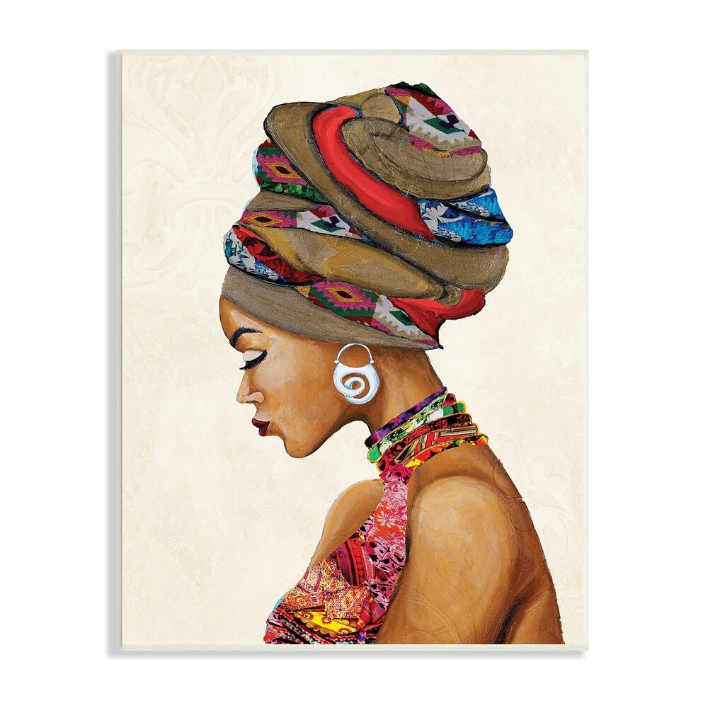 2907 Wearing Traditional African Fashion Headwrap